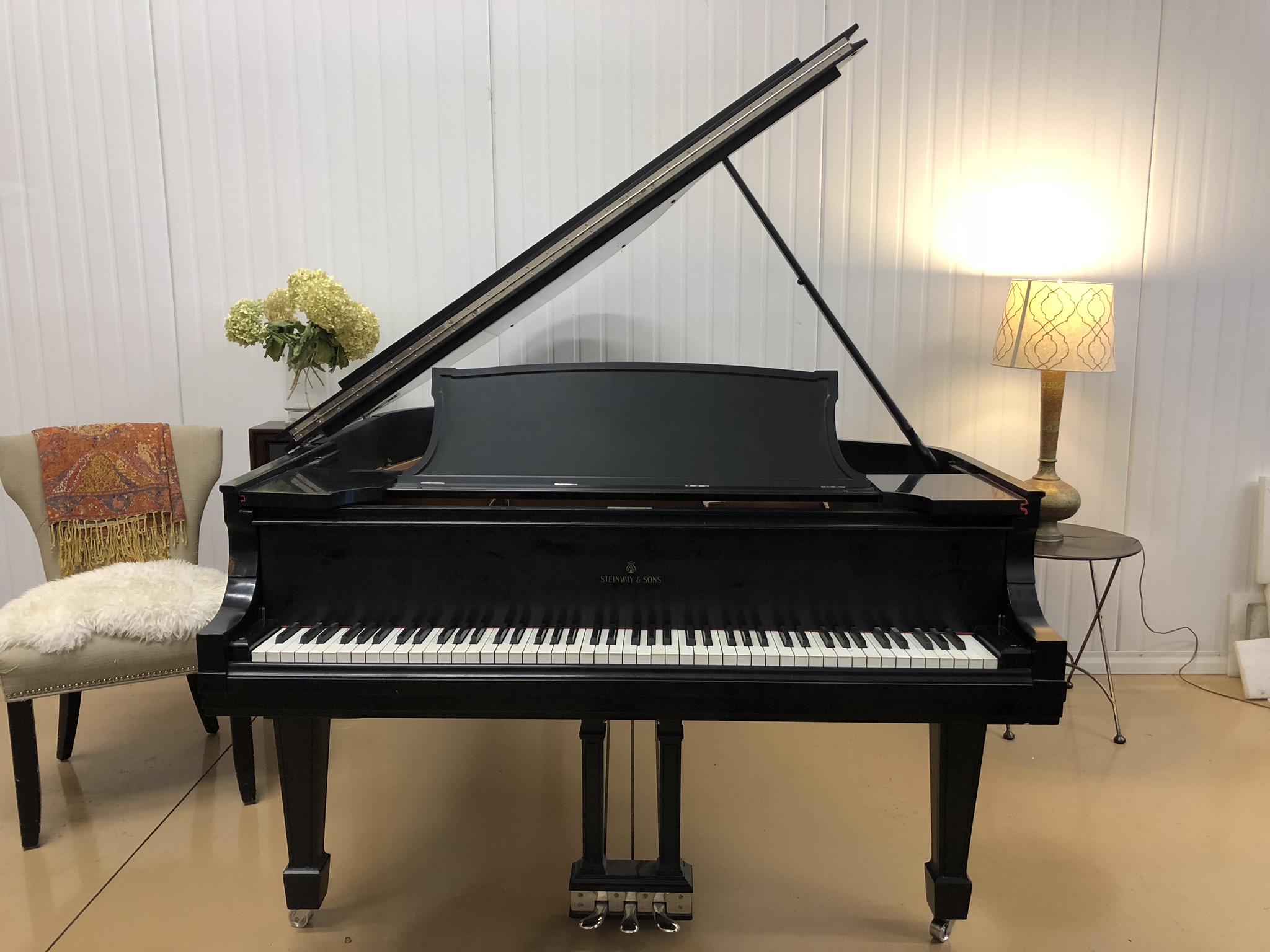 Restored 1917 Steinway Model O grand piano